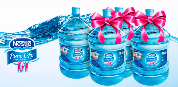 4 бутыли по 18,9 л с питьевой водой глубокой очистки Nestlé® Pure Life® с помпой, кулером и без от компании «Эден Спрингс» **со скидкой 75%**
. Москва - kupikupon.ru 4 бутыли по 18,9 л с питьевой водой глубокой очистки Nestlé® Pure Life® с помпой, кулером и без от компании «Эден Спрингс» **со скидкой 75%**