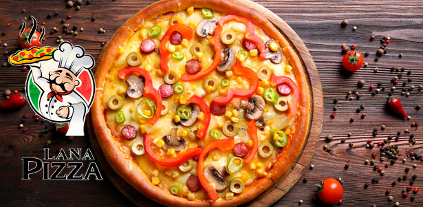 **Скидка 50%** на пироги и пиццу + бесплатная доставка от компании Lana pizza. Москва - kupikupon.ru **Скидка 50%** на пироги и пиццу + бесплатная доставка от компании Lana pizza