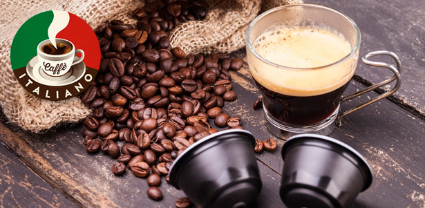 До 1000 капсул для кофемашин Nespresso или зерновой кофе серии Classic Collection или Aroma Collection в интернет-магазине Caffe Italiano. **Скидка до 62%**. Балашиха - kupikupon.ru До 1000 капсул для кофемашин Nespresso или зерновой кофе серии Classic Collection или Aroma Collection в интернет-магазине Caffe Italiano. **Скидка до 62%**