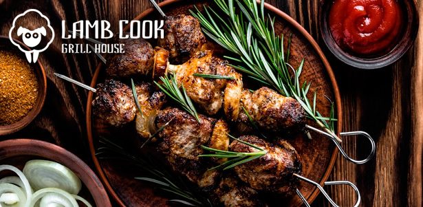 Любые блюда и напитки в ресторане Lamb Cook: свинина под грибным соусом, бараньи ребра на мангале, окунь под соусом из лайма и многое другое! **Скидка до 50%**. Москва - kupikupon.ru Любые блюда и напитки в ресторане Lamb Cook: свинина под грибным соусом, бараньи ребра на мангале, окунь под соусом из лайма и многое другое! **Скидка до 50%**