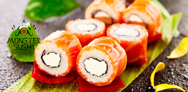 **Скидка 50%** на всё меню службы доставки Monster Sushi + вкусный подарок!. Москва - kupikupon.ru **Скидка 50%** на всё меню службы доставки Monster Sushi + вкусный подарок!