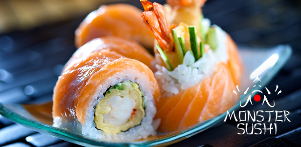 **Скидка 50%** на всё меню службы доставки Monster Sushi + вкусный подарок!. Москва - kupikupon.ru **Скидка 50%** на всё меню службы доставки Monster Sushi + вкусный подарок!