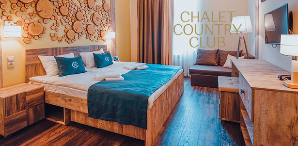 От 2 дней для двоих в отеле Chalet Country Club: питание, баня с бассейном, бильярд, Wi-Fi, парковка и не только! **Скидка до 51%**. Москва - kupikupon.ru От 2 дней для двоих в отеле Chalet Country Club: питание, баня с бассейном, бильярд, Wi-Fi, парковка и не только! **Скидка до 51%**