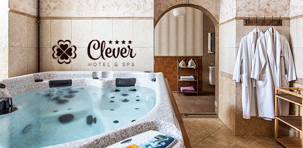 **Скидка до 65%** на проживание для двоих в спа-отеле Clever: 3-разовое питание, паркинг, Wi-Fi + **скидка 20%** на баню, хаммам, гидромассажный бассейн. Москва - kupikupon.ru **Скидка до 65%** на проживание для двоих в спа-отеле Clever: 3-разовое питание, паркинг, Wi-Fi + **скидка 20%** на баню, хаммам, гидромассажный бассейн