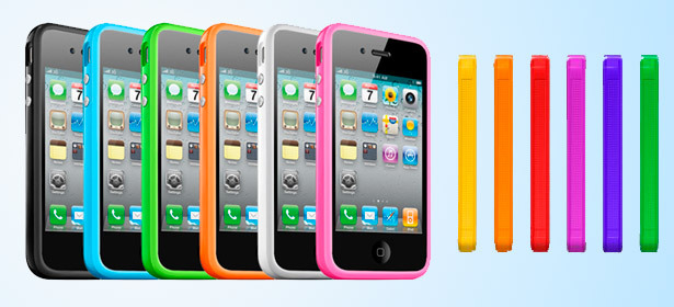 Чехол-бампер для iPhone 4. Яркость «айфона» - в твоих руках! Скидка до 71%. Санкт-Петербург - kupikupon.ru Чехол-бампер для iPhone 4. Яркость «айфона» - в твоих руках! Скидка до 71%