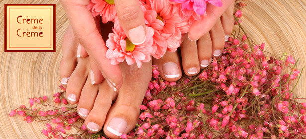 Маникюр и педикюр с покрытием гель-лаком Shellac или обычным лаком в салоне SPA Creme: аппаратный, обрезной, комбинированный. **Скидка до 76%**
. Москва - kupikupon.ru Маникюр и педикюр с покрытием гель-лаком Shellac или обычным лаком в салоне SPA Creme: аппаратный, обрезной, комбинированный. **Скидка до 76%**
