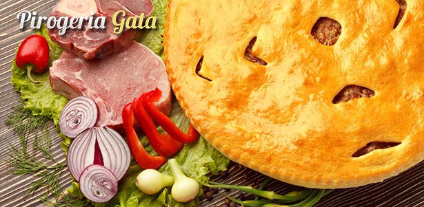 Осетинские пироги от службы доставки Pirogeria Gata. Классический с мясом, пирог с сыром и грибами, с фасолью и многие другие! **Скидка 55%**. Москва - kupikupon.ru Осетинские пироги от службы доставки Pirogeria Gata. Классический с мясом, пирог с сыром и грибами, с фасолью и многие другие! **Скидка 55%**
