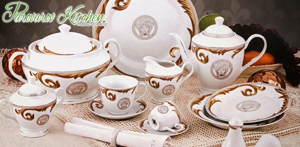 Фарфоровый сервиз Da Vinci Collection из 57 предметов от интернет-магазина parovarovkitchen.ru. Утонченный дизайн в английском стиле и пять цветов на выбор! **Скидка 70%**. Москва - kupikupon.ru Фарфоровый сервиз Da Vinci Collection из 57 предметов от интернет-магазина parovarovkitchen.ru. Утонченный дизайн в английском стиле и пять цветов на выбор! **Скидка 70%**