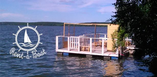 Вечерняя прогулка для двоих или четверых с паровым коктейлем, чаем и сладостями на плоту «Loft Plot Плавучий бар» от компании Rent-a-Boat. **Скидка до 59%**
