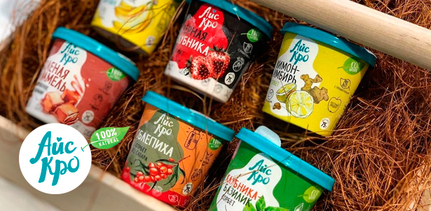 Натуральное мороженое с доставкой или самовывозом от компании «АйсКро». **Скидка 50%**