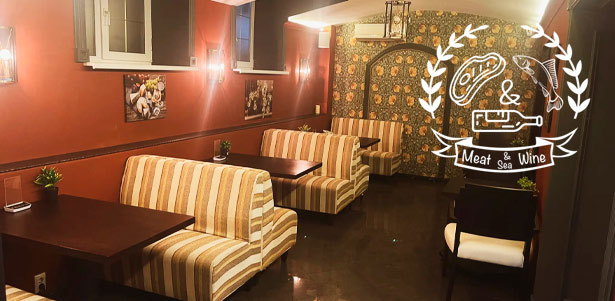 Все меню кухни и напитки в ресторане Meat Sea & Wine на «Маяковской»: салат «Капрезе», спринг-роллы с лососем, стейк «Рибай», севиче из лангустинов, паста «Арабьята» и многое другое. **Скидка 50%**