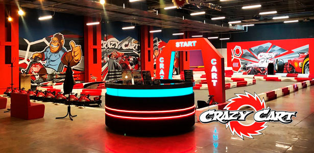 2 или 3 заезда на дрифт-карте в будни и выходные в картинг-центре Crazy Cart в ТЦ «Авиапарк». **Скидка до 50%**