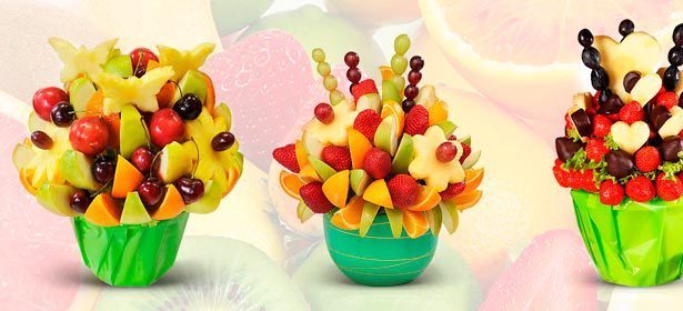 Любой фруктовый букет в интернет-магазине «Букеты Фрутто»: «Лето» с дыней, Mix с клубникой, «Ангел» с шоколадом и многое другое. **Скидка 38%**