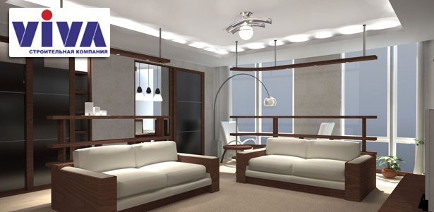 Французские натяжные потолки Bon Fusion площадью от 10 до 50 кв. м от компании Viva. Выезд замерщика, доставка и монтаж. **Скидка до 76%**